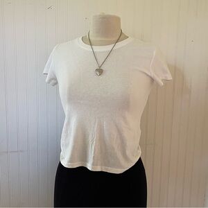 Brandy Melville basic white tee